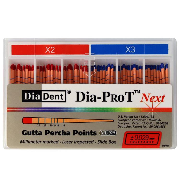 DiaPro T Next Gutta Percha Points (ProTaper) Next Dental UK